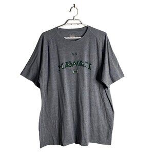 Under Armour Men's Heather Blue Crewneck Short Sleeve T-Shirt